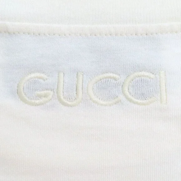 Gucci 24 SS 100% Cotton Webline Logo - Picture 5 of 9